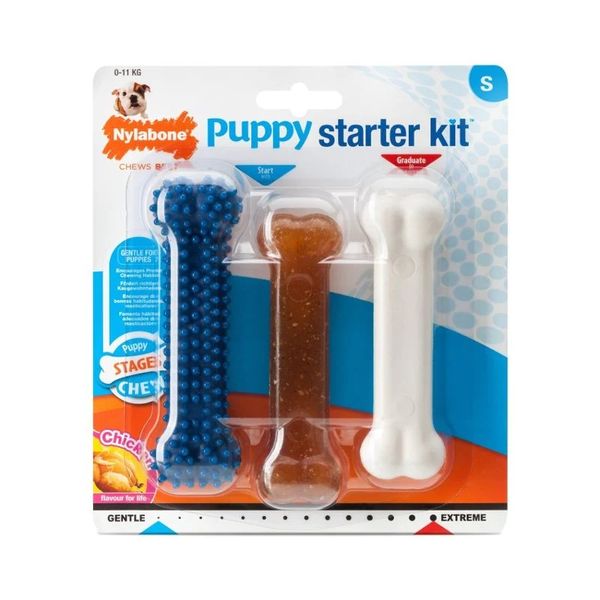 Nylabone Puppy Chew Starter Kit - Small Breed