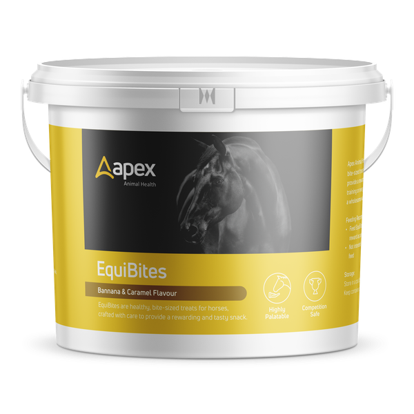 1Kg Apex Healthy EquiBites For Hoses - Banana &amp; Caramel Treats