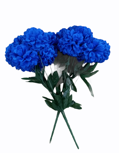 Artificial Flowers 2 Piece - Royal Blue