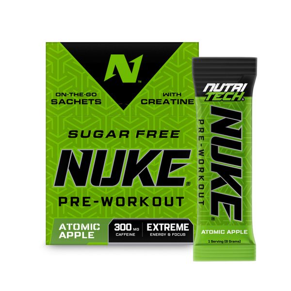 Nutritech Nuke Pre Workout Atomic Apple 8g x 10sachets
