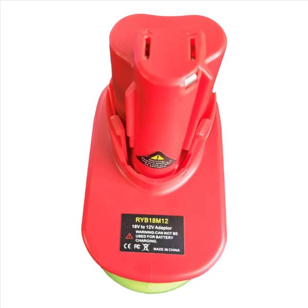 RYB18M12 Battery Adapter for 18V Convert to 12V M12 Cordless Power Tool