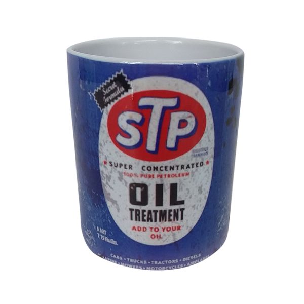 Vintage `Oil Can` Coffee Mug - STP Oil Treatment Mug