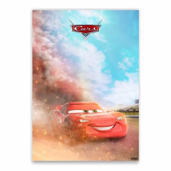 Cars Lightning McQueen Poster - A1