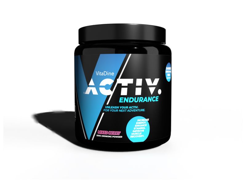 Endurance sports drinking powder mixed berry 500g