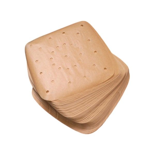 100 Non-Stick Air Fryer Sheets With High-Temperature Resistance - Brown