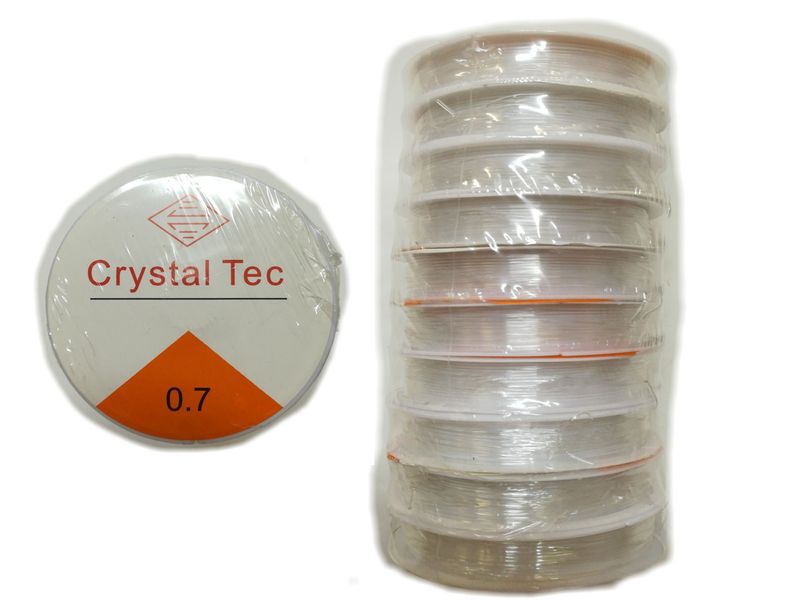 BEAD COOL - Transparent Elastic 0.7mm thickness - 110m