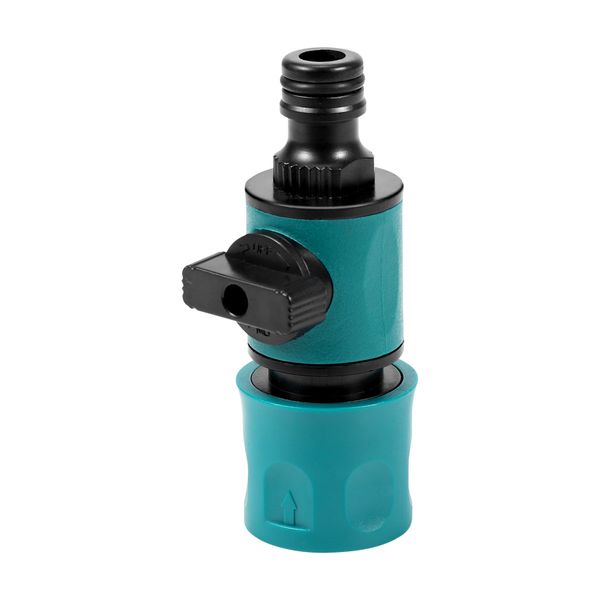Plastic Valve With Quick Connector Watering Prolong Hose Adapter 1 Pc