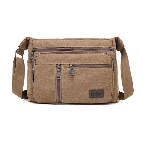 Canvas travel shoulder outlet bag