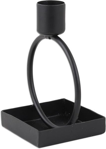 Metal Round Polished Candle Holder