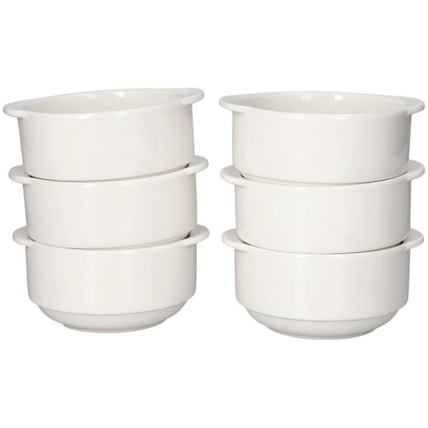 Danny Home Ceramic Soup Bowl Set 6 Piece