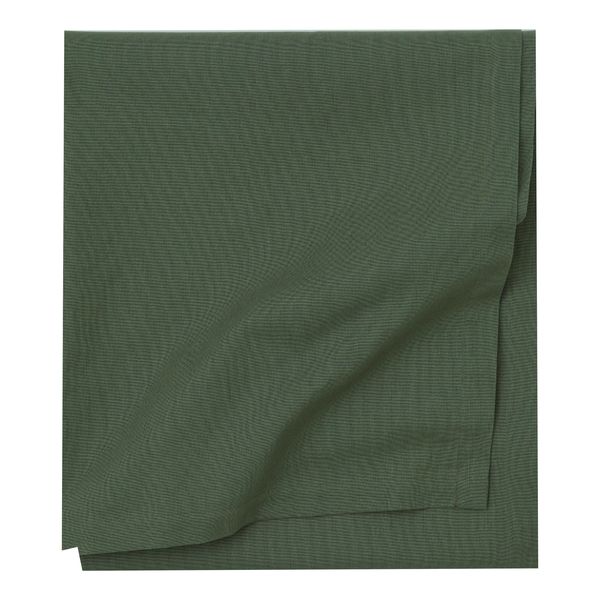 Dark Khaki Green Organic Cotton Tablecloth - 4-6 seater - 140 x 180cm