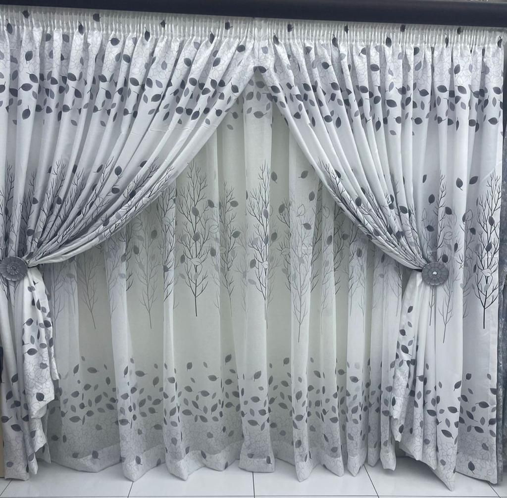 Flower Curtain with matching Lace Shop Today. Get it Tomorrow