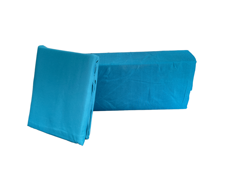 Afri Combo Bedding Plain Fitted Sheet 3pc Royal Blue