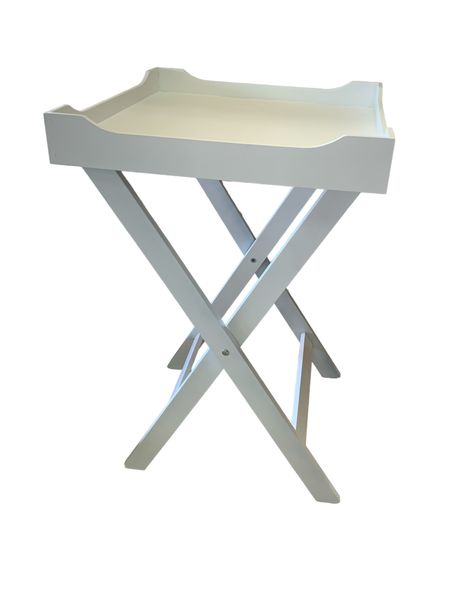 Foldable Convenient Square Classic Butler Tray 40x40x6cm