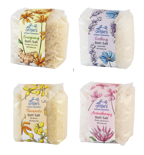 Antjie's Artisan Cosmetics - 4 x 500g Bath Salts