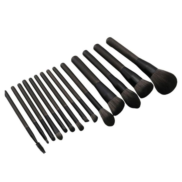 14 Set Brushes Loose Powder Brush Foundation Brush Nose Shadow Brush