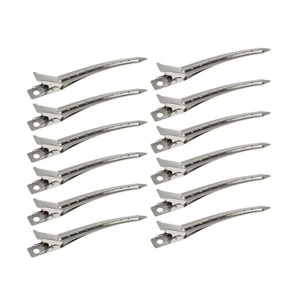 12 Pack Metal Duck Bill Hair Clips for Styling &amp; Sectioning