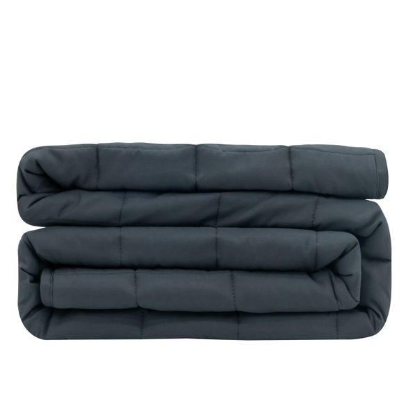 Weighted Blanket Premium Material 100% Cotton 9Kg W203xL221cm-DarkGrey