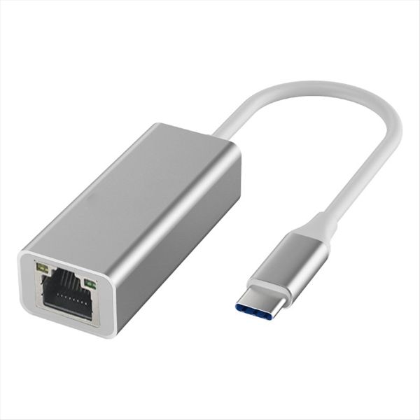 Type-C To Ethernet Adapter for All Kinds of Laptops Silver