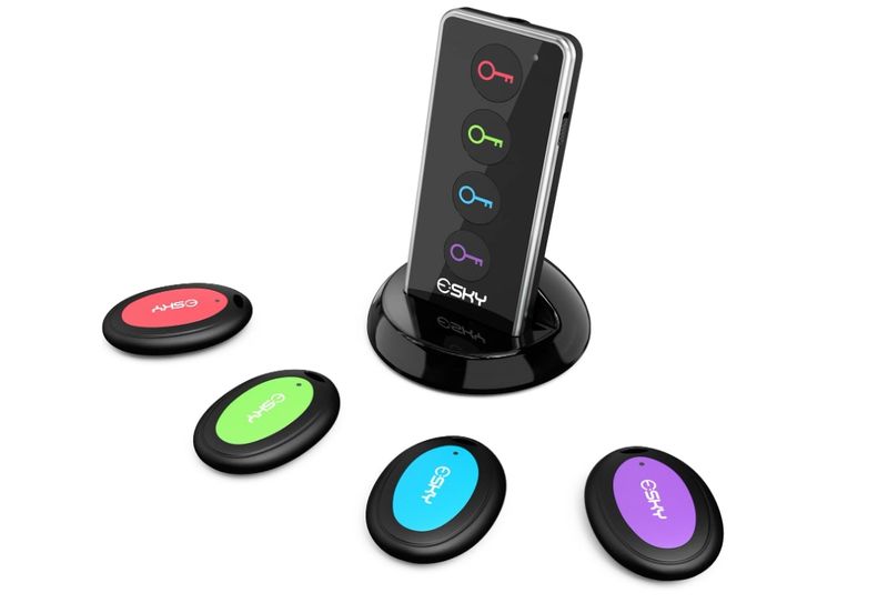 Key Finder Locator with Sound, Item Trackers with 131ft Range BeeperTags