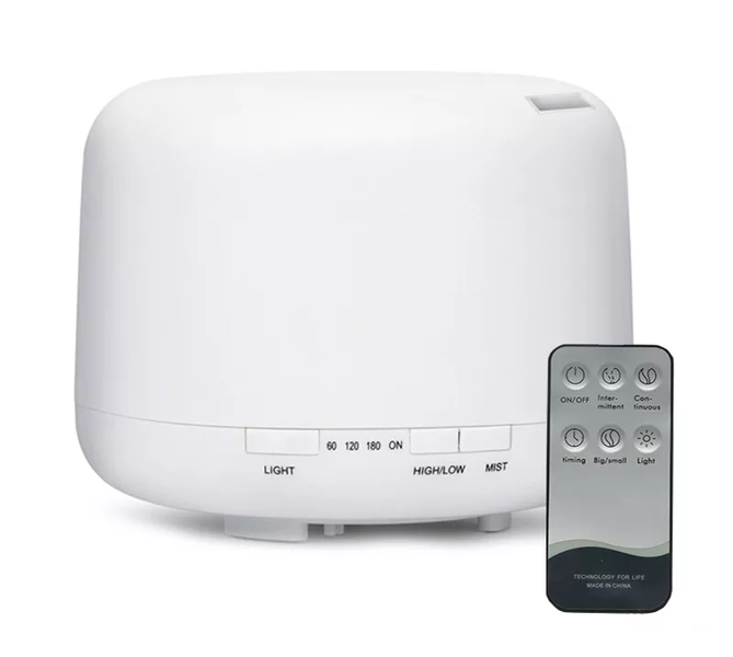 Aroma Diffuser 360 Degree RGB LED Light 500ml With Remote