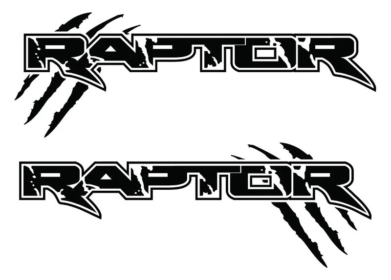 Ford Ranger-Raptor Vinyl Sticker (2 Pack)