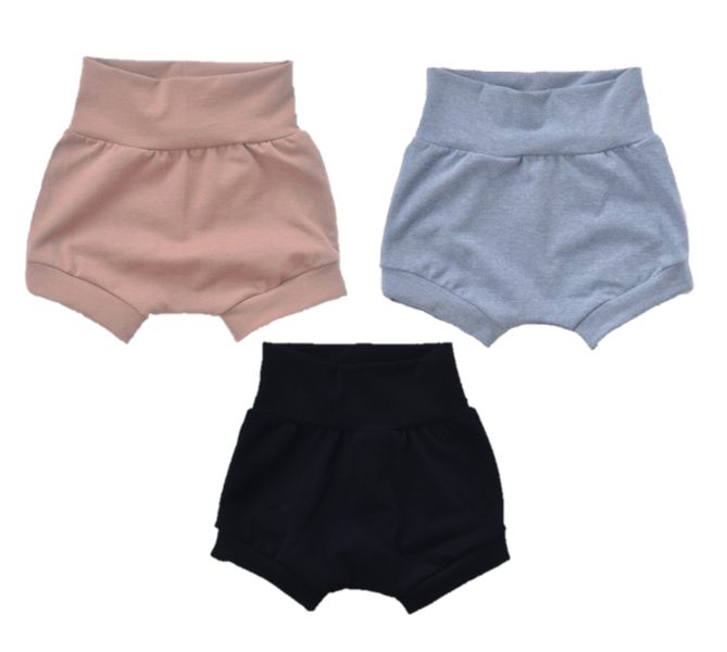 Baby Nappy Covers Harems-Grey, Pink &amp;Black