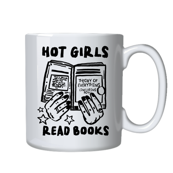 Hot Girls Fantasy Fiction Novel Book Reader Lover Mug Christmas Gift 402