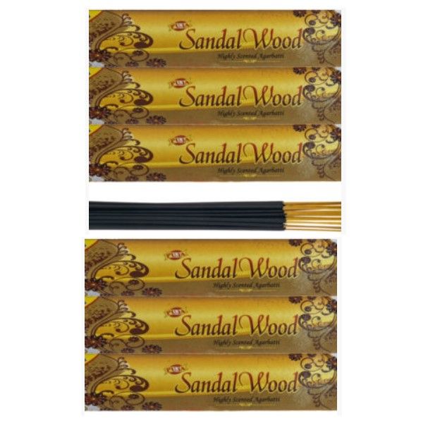 Puja Incense Sticks Highly Scented Agarbatti - Sandalwood - 120 Sticks