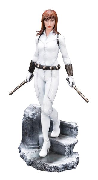 Black Widow White Costume Marvel Univ PX Artfx Premier Statue