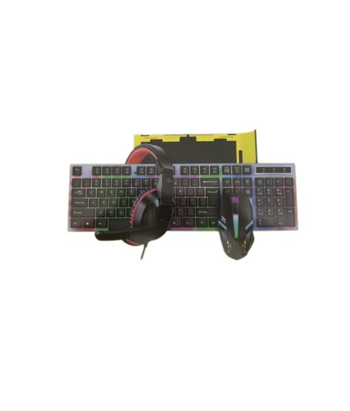 Budget Gaming 4 in 1 set Keyboard/Mouse/Headset/Mousepad
