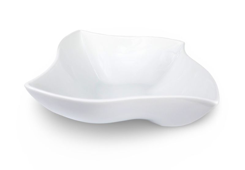 Verge Ceramic Wave Serving Bowl - 26x26x11cm