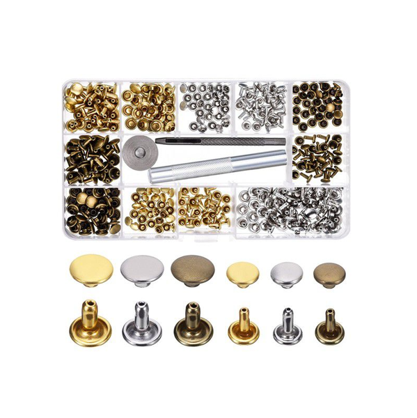 180 Piece Leather Rivets
