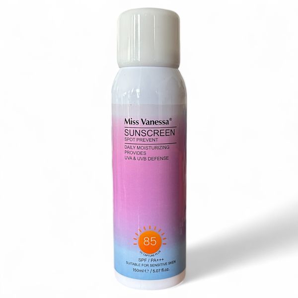 Miss Vanessa Continuous Spray Sunscreen SPF 85+ for Sensitive Skin