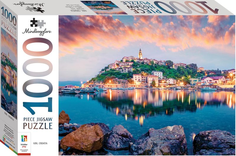 Mindbogglers 1000 Piece Jigsaw: Krk, Croatia