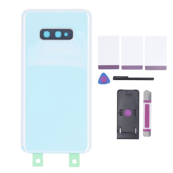 S10e Back Glass White w/Stylus