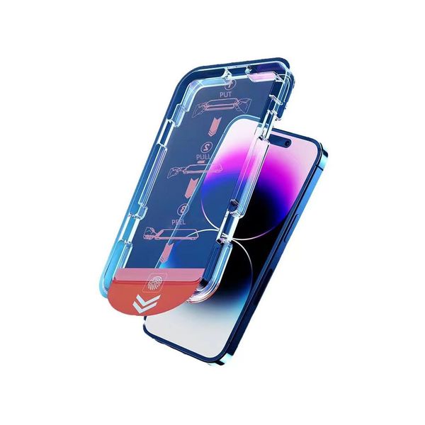 High Aluminum Peeping Proof Screen Protector for iPhone 15 Pro 6.1