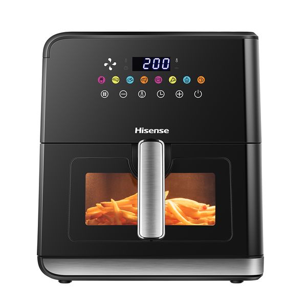 Hisense 8L Air Fryer with Digital Touch Control &amp; Visible Cooking Window