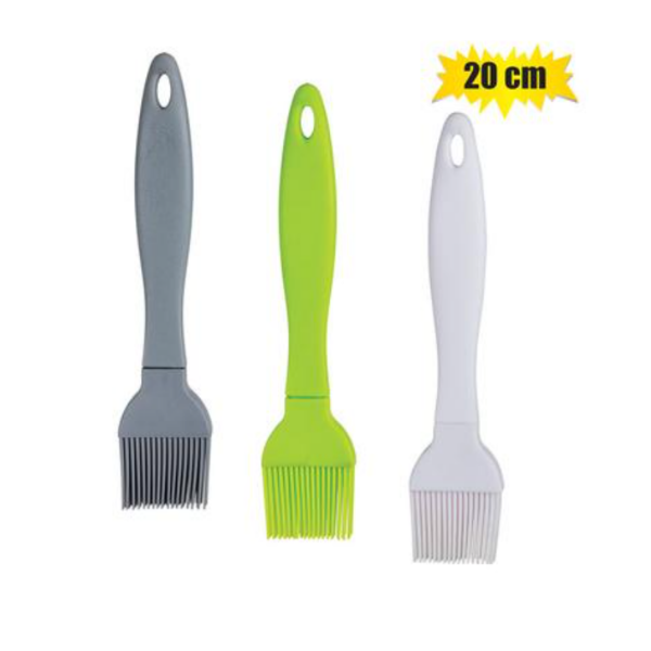 Silicone - Pastry Brushes- Pack Of 3 (Grey, White, Green)