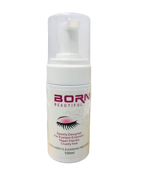 Born Beautiful Eyelash Cleansing Mousse/ Vegan Friendly - 100ml