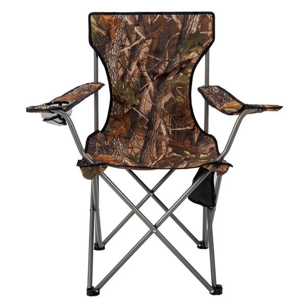 Folding Camping Chair Sturdy Outdoor Beach Chair Portable with Cup Holder