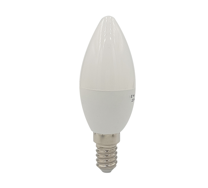 Drlight Candle LED Matte 7 Watt E14 Light Bulb - Cool White 10 Pieces