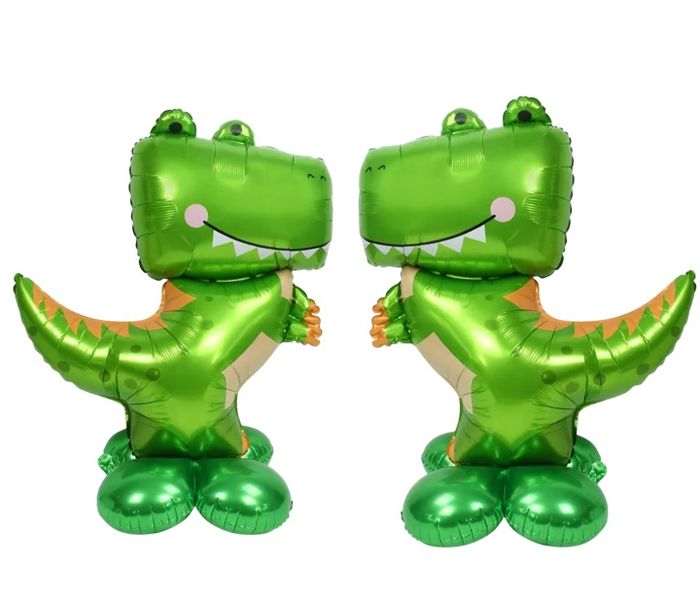 Dino-Mite Balloons - 2 Pack of 3D T-Rex Foil Balloons