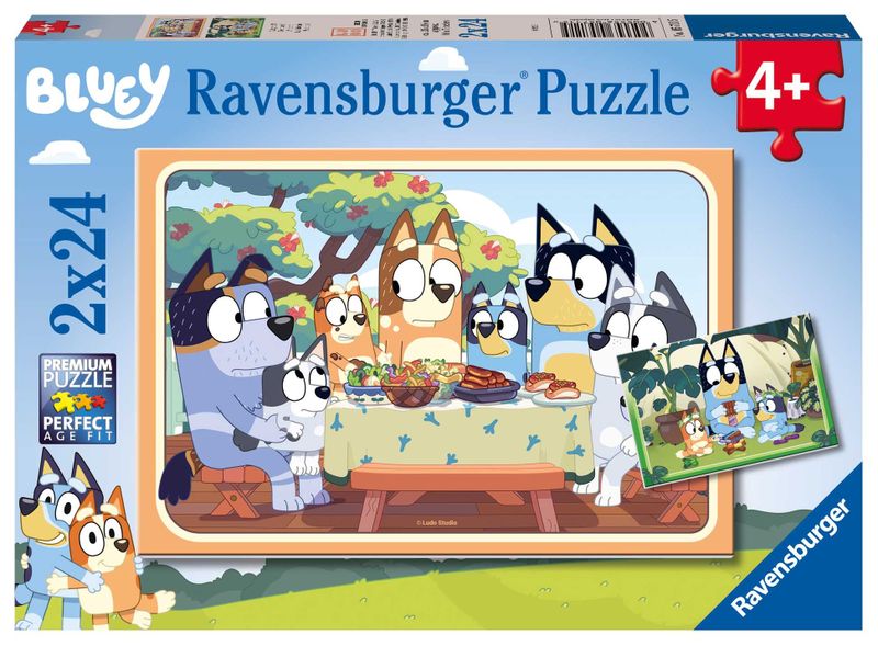 Ravensburger 2x24 Piece Bluey