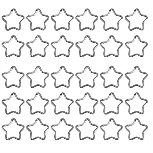 Matte Silver Five-Point Star Buckle Outdoor Camping Tool