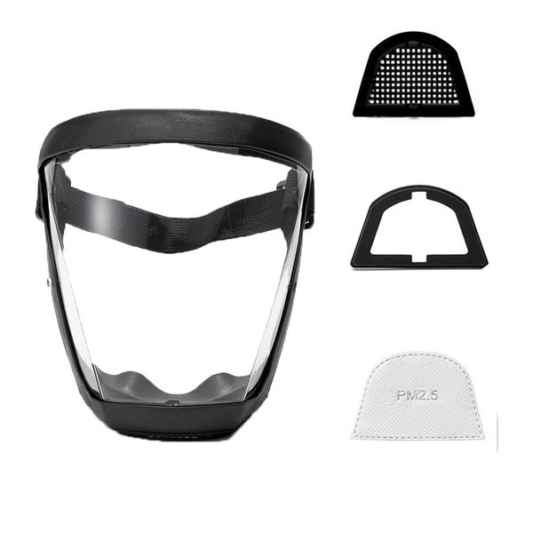 Full-Enclosure PC Safety Face Shield-Anti-Fog for Welding, Dust, Sand