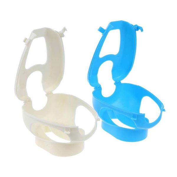 Pet Bird Holder Animal Hand-Feeding Tool with Fixed Frame 15cm - Set of 2