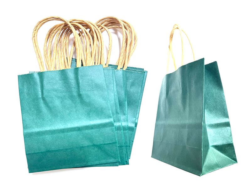 Bead cool-Gift Bag Bulk-Springbok Green-15cm(H) by 11cm(L) by 6cm(W)-12pcs