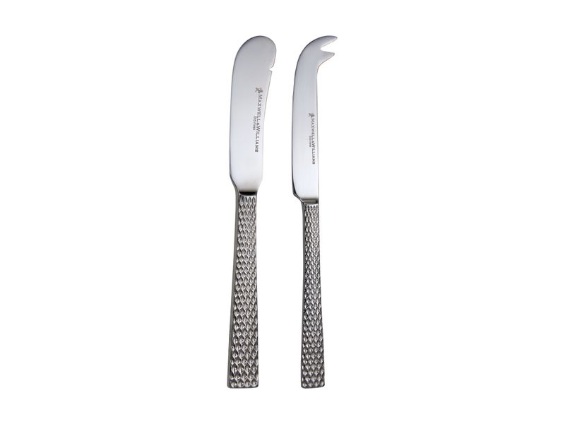 Maxwell and Williams Diamonds Cheese &amp; Pate Knife Set 2-piece