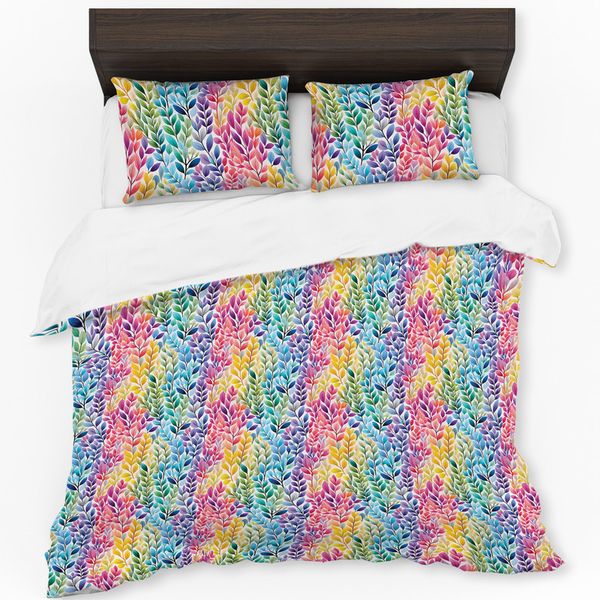 Pastel Waves Duvet Cover Set